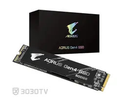 حافظه اینترنال SSD ظرفیت 500 گیگابایت GIGABYTE AORUS مدل GP-AG4500G