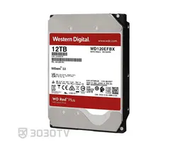 هارددیسک اینترنال 12 ترابایت قرمز پلاس وسترن دیجیتال مدل 120EFBX