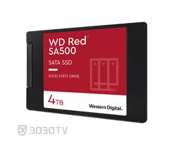 حافظه اینترنال SSD ظرفیت 4 ترابایت قرمز وسترن دیجیتال مدل WDS400T1R0A