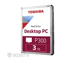 هارددیسک اینترنال 3 ترابایت P300 توشیبا مدل HDWD130UZSVA