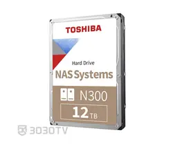 هارددیسک اینترنال 12 ترابایت N300 توشیبا مدل HDWG21CUZSVA