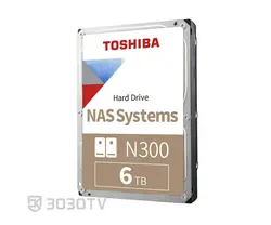 هارددیسک اینترنال 6 ترابایت N300 توشیبا مدل HDWG160UZSVA
