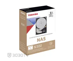 هارددیسک اینترنال 6 ترابایت N300 توشیبا مدل HDWG160UZSVA