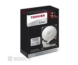 هارددیسک اینترنال 4 ترابایت X300 توشیبا مدل HDWE140UZSVA