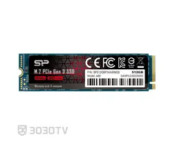 حافظه اینترنال SSD ظرفیت 512 گیگابایت سیلیکون پاور مدل P34A80