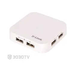 هاب USB 2.0 چهار پورت دی لینک مدل DUB-H4