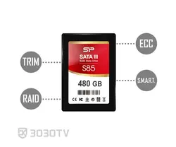 حافظه اینترنال SSD ظرفیت 480 گیگابایت سیلیکون پاور مدل Slim S85