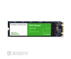 حافظه اینترنال SSD ظرفیت 240 گیگابایت سبز وسترن دیجیتال مدل WDS240G2G0B