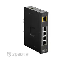 سوییچ شبکه صنعتی PoE گیگابیتی ۵ پورت دی لینک مدل DIS-100G-5PSW