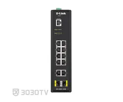 سوییچ شبکه صنعتی گیگابیتی ۱۲ پورت دی لینک مدل DIS-200G-12SW