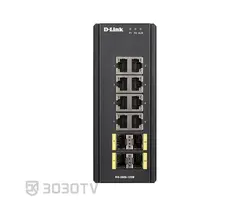 سوییچ شبکه صنعتی گیگابیتی ۱۲ پورت دی لینک مدل DIS-300G-12SW