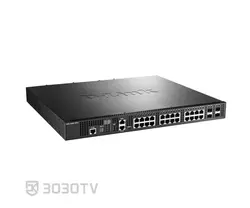 سوییچ شبکه گیگابیتی ۲۴ پورت دی لینک مدل DXS-3400-24TC