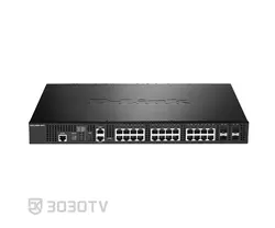 سوییچ شبکه گیگابیتی ۲۴ پورت دی لینک مدل DXS-3400-24TC