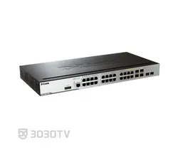 سوییچ شبکه گیگابیتی ۲۶ پورت دی لینک مدل DGS-3000-26TC