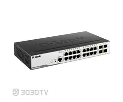 سوییچ شبکه گیگابیتی ۲۰ پورت دی لینک مدل DGS-3000-20L