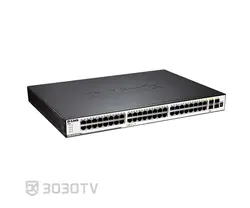 سوییچ شبکه گیگابیتی ۴۸ پورت xStack دی لینک مدل DGS-3120-48TC