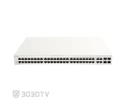 سوییچ شبکه PoE گیگابیتی ۵۲ پورت Nuclias Cloud دی لینک مدل DBS-2000-52MP