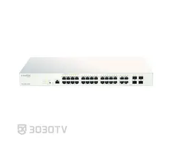 سوییچ شبکه PoE گیگابیتی ۲۸ پورت Nuclias Cloud دی لینک مدل DBS-2000-28MP