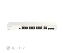 سوییچ شبکه گیگابیتی ۲۸ پورت Nuclias Cloud دی لینک مدل DBS-2000-28