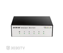 سوییچ شبکه گیگابیتی ۵ پورت دی لینک مدل GO-SW-5GE