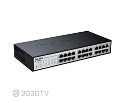 سوییچ شبکه ۲۴ پورت دی لینک مدل DES-1100-24