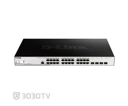 سوییچ شبکه PoE گیگابیتی ۲۸ پورت دی لینک مدل DGS-1210-28MP/ME
