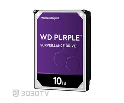 هارددیسک اینترنال 10 ترابایت بنفش وسترن دیجیتال مدل 100PURX