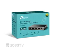 سوییچ شبکه +PoE گیگابیتی ۸ پورت تی پی لینک مدل TL-SG108PE V3/4