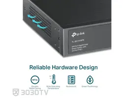 سوییچ شبکه PoE گیگابیتی ۲۸ پورت تی پی لینک مدل TL-SG1428PE