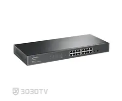 سوییچ شبکه گیگابیتی ۱۸ پورت تی پی لینک مدل T1600G-18TS
