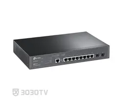 سوییچ شبکه گیگابیتی ۱۰ پورت تی پی لینک مدل TL-SG3210 V3