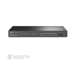 سوییچ شبکه PoE گیگابیتی ۱۰ پورت تی پی لینک مدل TL-SG3210XHP-M2