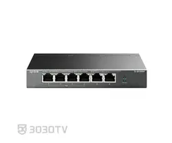 سوییچ شبکه +PoE شش پورت تی پی لینک مدل TL-SF1006P