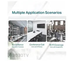 سوییچ شبکه +PoE شش پورت تی پی لینک مدل TL-SF1006P