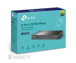 سوییچ شبکه +PoE هشت پورت تی پی لینک مدل TL-SF1008P V6