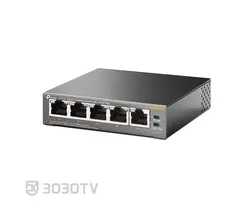 سوییچ شبکه PoE گیگابیتی ۵ پورت تی پی لینک مدل TL-SG1005P