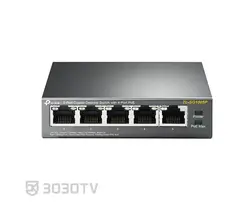 سوییچ شبکه PoE گیگابیتی ۵ پورت تی پی لینک مدل TL-SG1005P