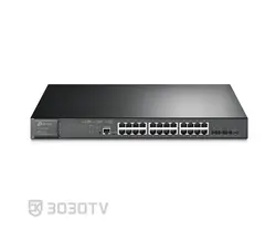 سوییچ شبکه PoE گیگابیتی ۲۸ پورت تی پی لینک مدل TL-SG3428XMP