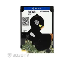 هارددیسک اینترنال 500 گیگابایت آبی وسترن دیجیتال مدل 5000MPCK