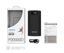 شارژر همراه ای دیتا مدل P20000D ظرفیت ۲۰۰۰۰ میلی آمپر ساعت