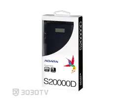 شارژر همراه ای دیتا مدل S20000D ظرفیت ۲۰۰۰۰ میلی آمپر ساعت