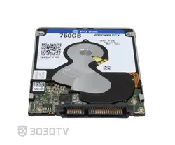 هارددیسک اینترنال 750 گیگابایت آبی وسترن دیجیتال مدل 7500LPCX