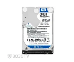 هارددیسک اینترنال 500 گیگابایت آبی وسترن دیجیتال مدل 5000BPVX