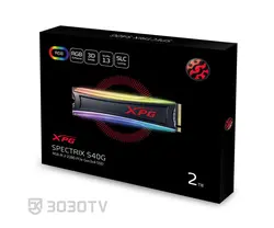 حافظه اینترنال SSD ظرفیت 2 ترابایت ایکس پی جی ای دیتا مدل SPECTRIX S40G