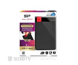 هارددیسک اکسترنال 2 ترابایت سیلیکون پاور مدل Diamond D3L