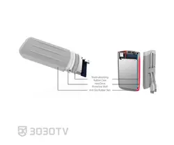 هارددیسک اکسترنال 2 ترابایت سیلیکون پاور مدل Armor A65M