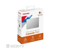 هارددیسک اکسترنال 4 ترابایت توشیبا مدل Canvio Flex