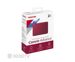 هارددیسک اکسترنال 2 ترابایت توشیبا مدل Canvio Advance