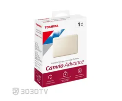 هارددیسک اکسترنال 1 ترابایت توشیبا مدل Canvio Advance