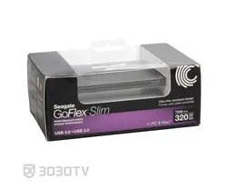 هارددیسک اکسترنال 320 گیگابایت سیگیت مدل GoFlex Slim